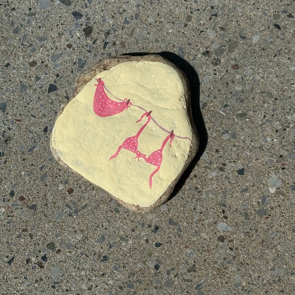 Hand-Painted Beach-Themed Rocks - Picture 4 of 5